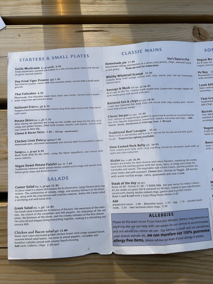 The Ram Inn Menu - Image 2