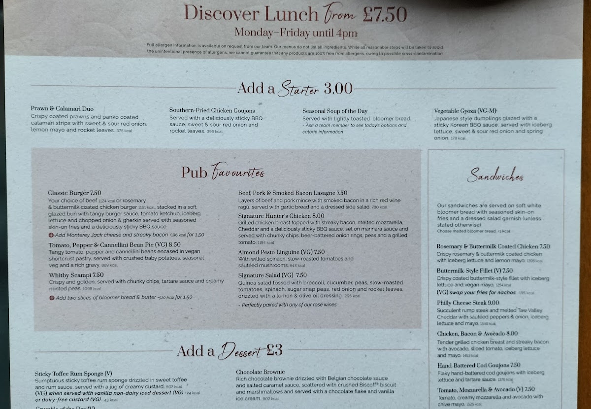 The Ram Inn Menu - Image 5